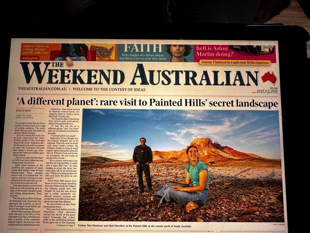 Jamie Walker of The Australian Newspaper revisits the Painted Hills