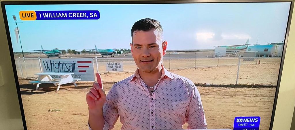 Nate Byrne's from the ABC visits William Creek Nov 2025